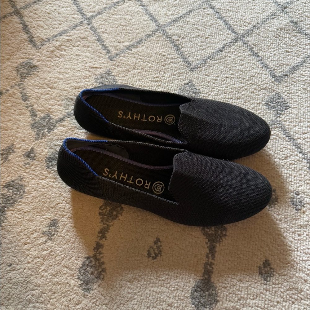 Rothy's Black and Blue Women's Flats